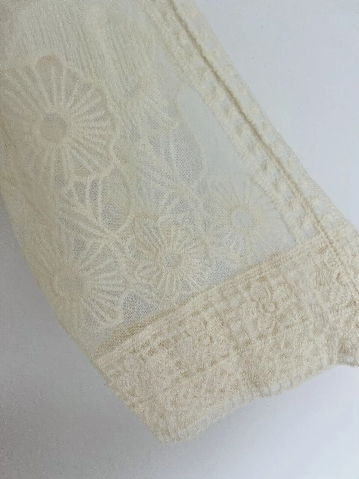 LANE BRYANT Cream Lace Overlay Kimono Cardigan Sz 14/16 Cover Up Boho Western