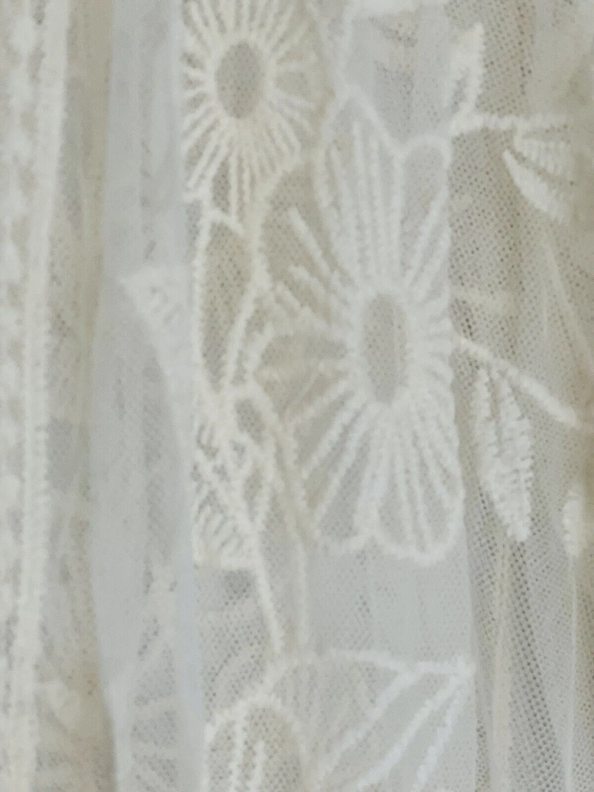 LANE BRYANT Cream Lace Overlay Kimono Cardigan Sz 14/16 Cover Up Boho Western