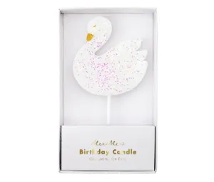Large Swan Candle