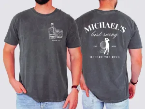 Last Swing Before The Ring Bachelor Party Shirts for Golf Trip