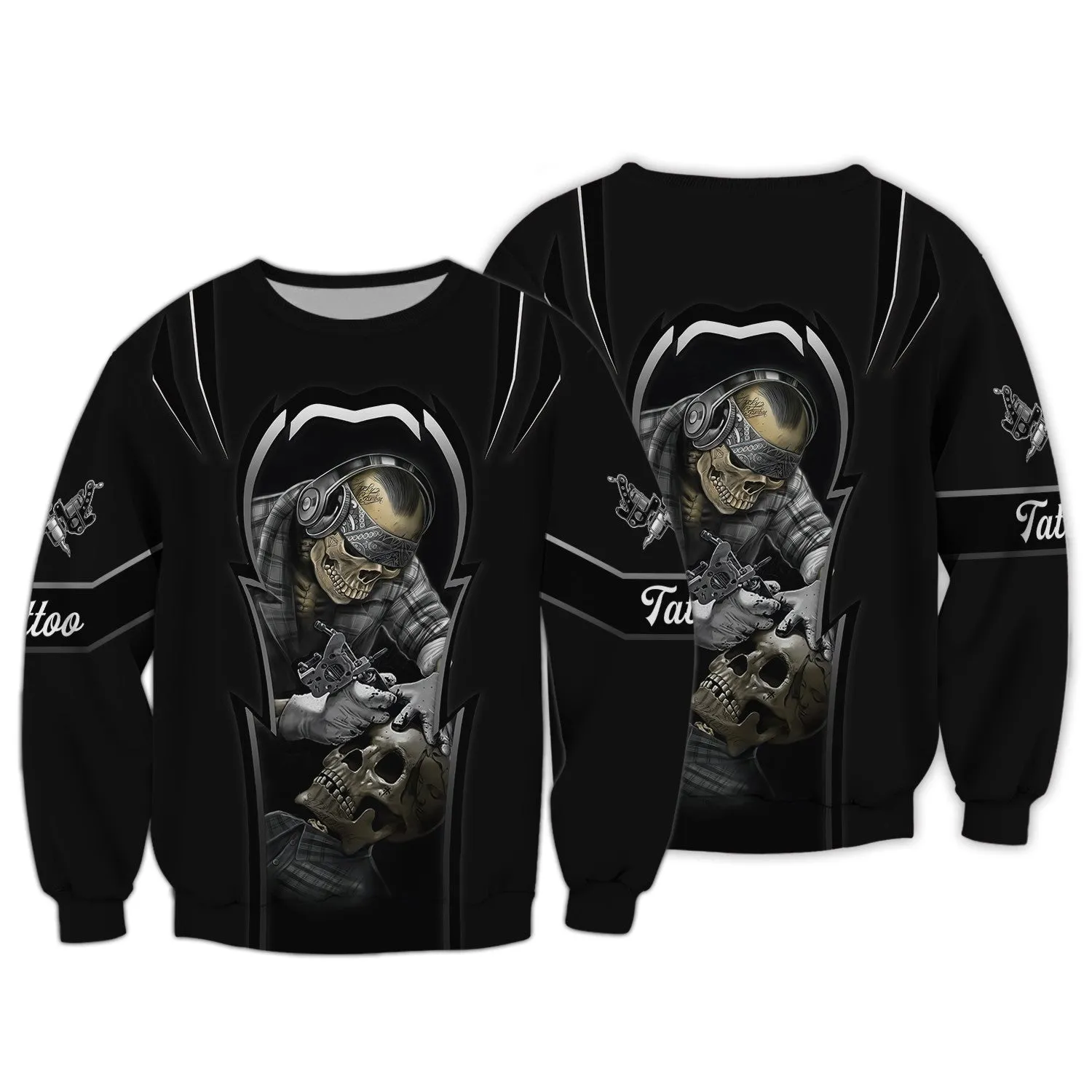 Latest Tattoo Artist Shop 3D Hoodie, 3D Zipper Hoodie