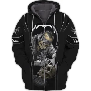 Latest Tattoo Artist Shop 3D Hoodie, 3D Zipper Hoodie