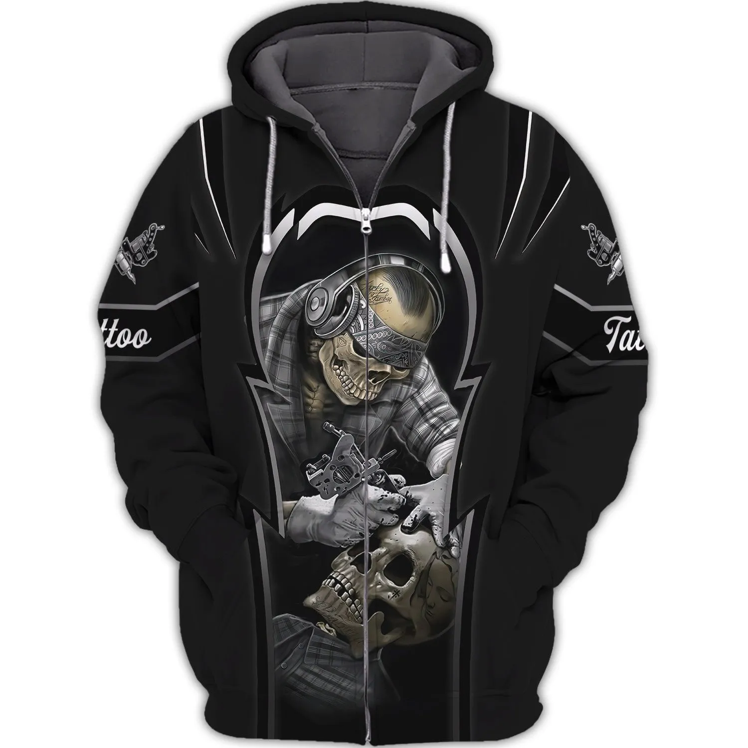 Latest Tattoo Artist Shop 3D Hoodie, 3D Zipper Hoodie