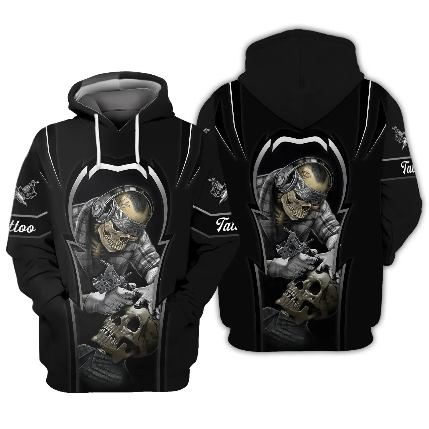 Latest Tattoo Artist Shop 3D Hoodie, 3D Zipper Hoodie