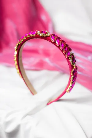 Leaf Diamante Gem Headband
