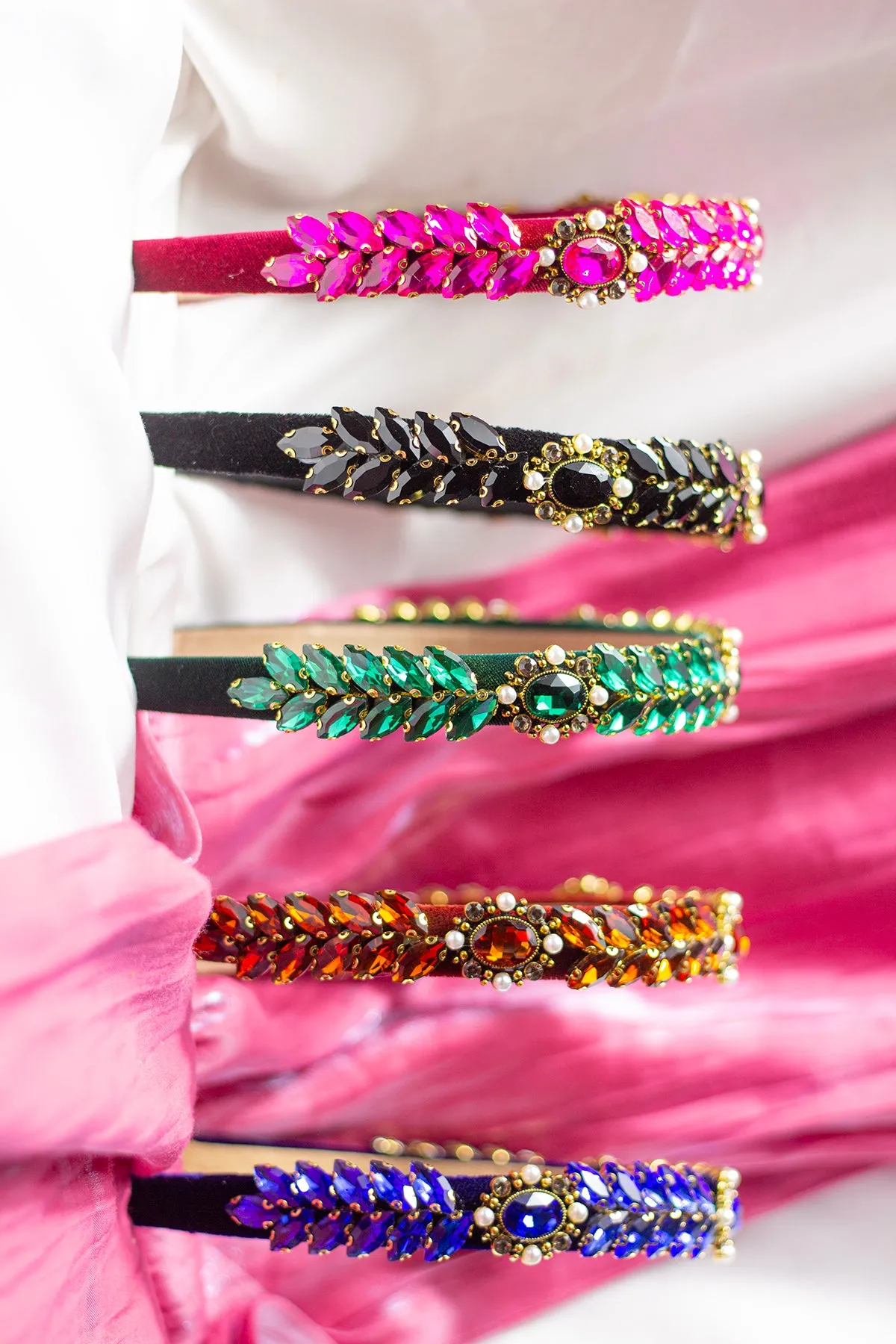 Leaf Diamante Gem Headband