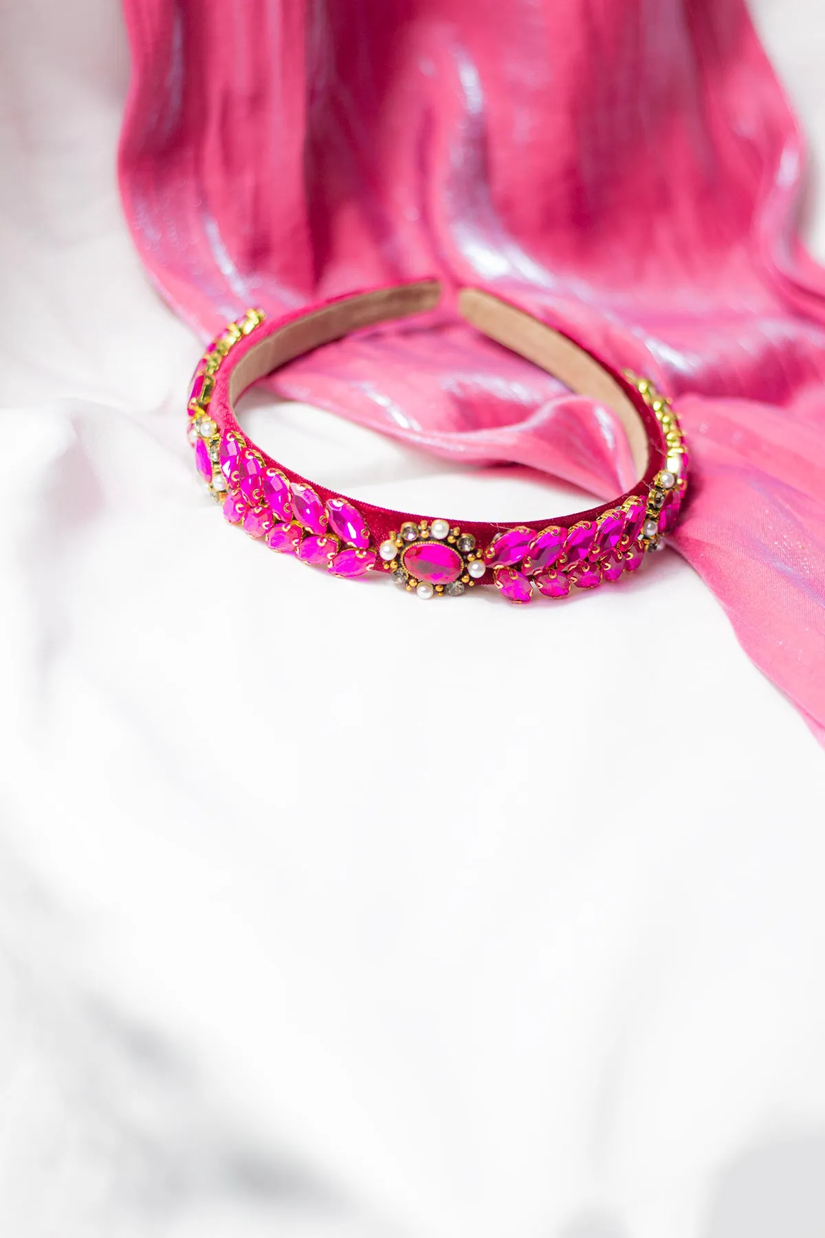 Leaf Diamante Gem Headband