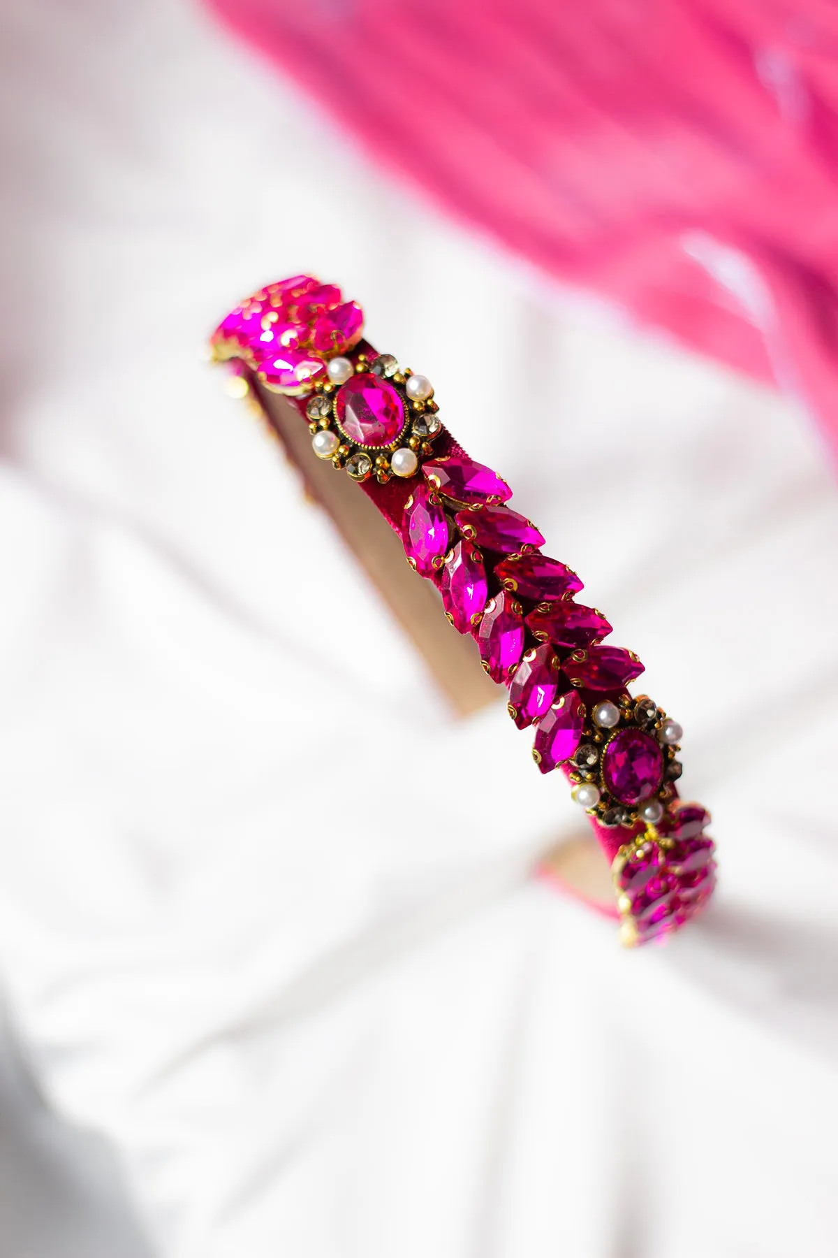 Leaf Diamante Gem Headband