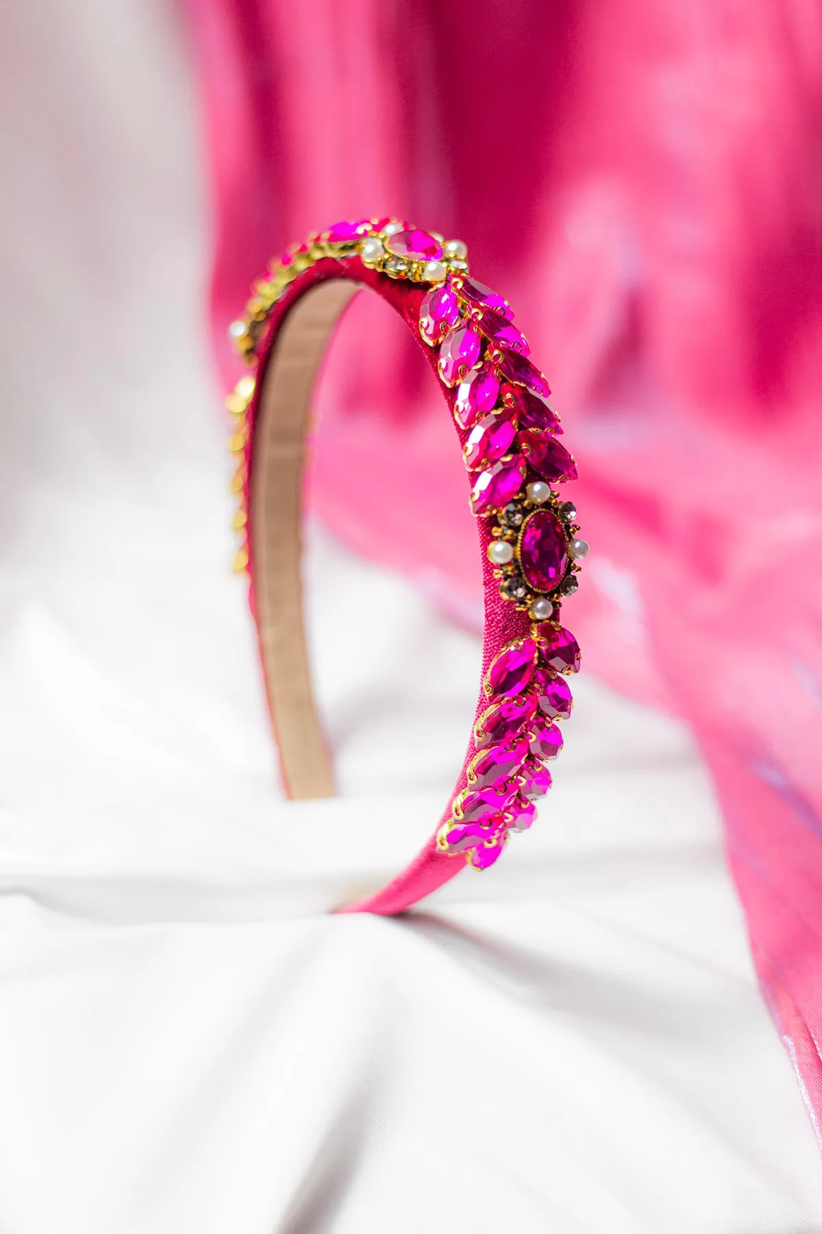 Leaf Diamante Gem Headband
