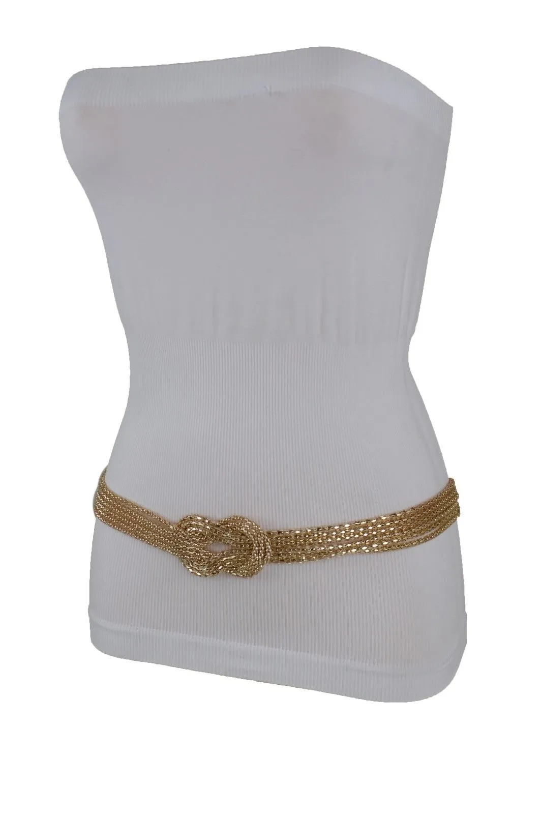 Mesh Braided Metal Hip High Waist Belt Plus Size XS-XL