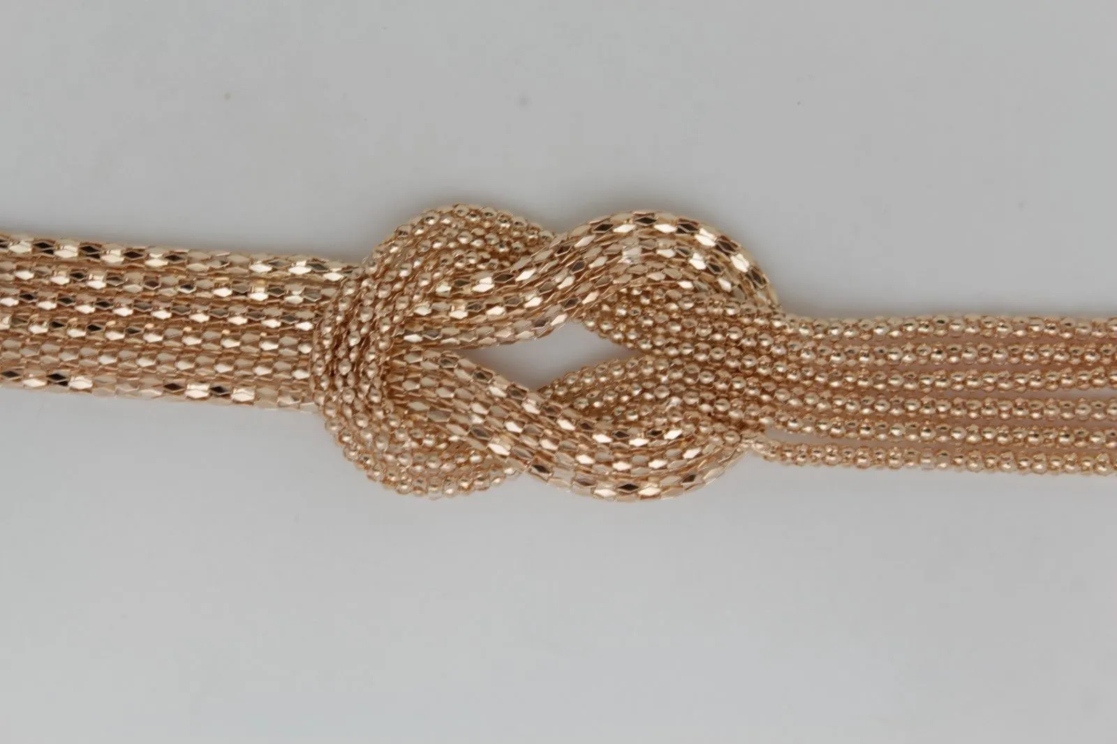 Mesh Braided Metal Hip High Waist Belt Plus Size XS-XL