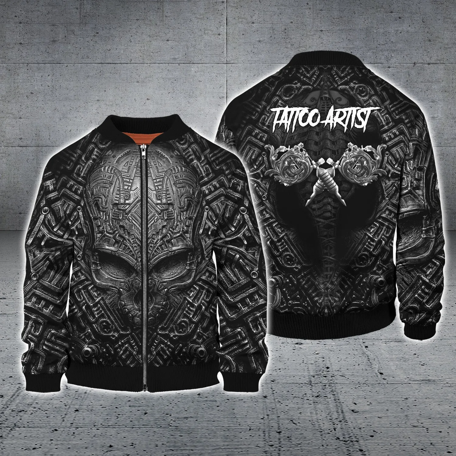 Metal Skull Tattoo Artist 3D Shirts