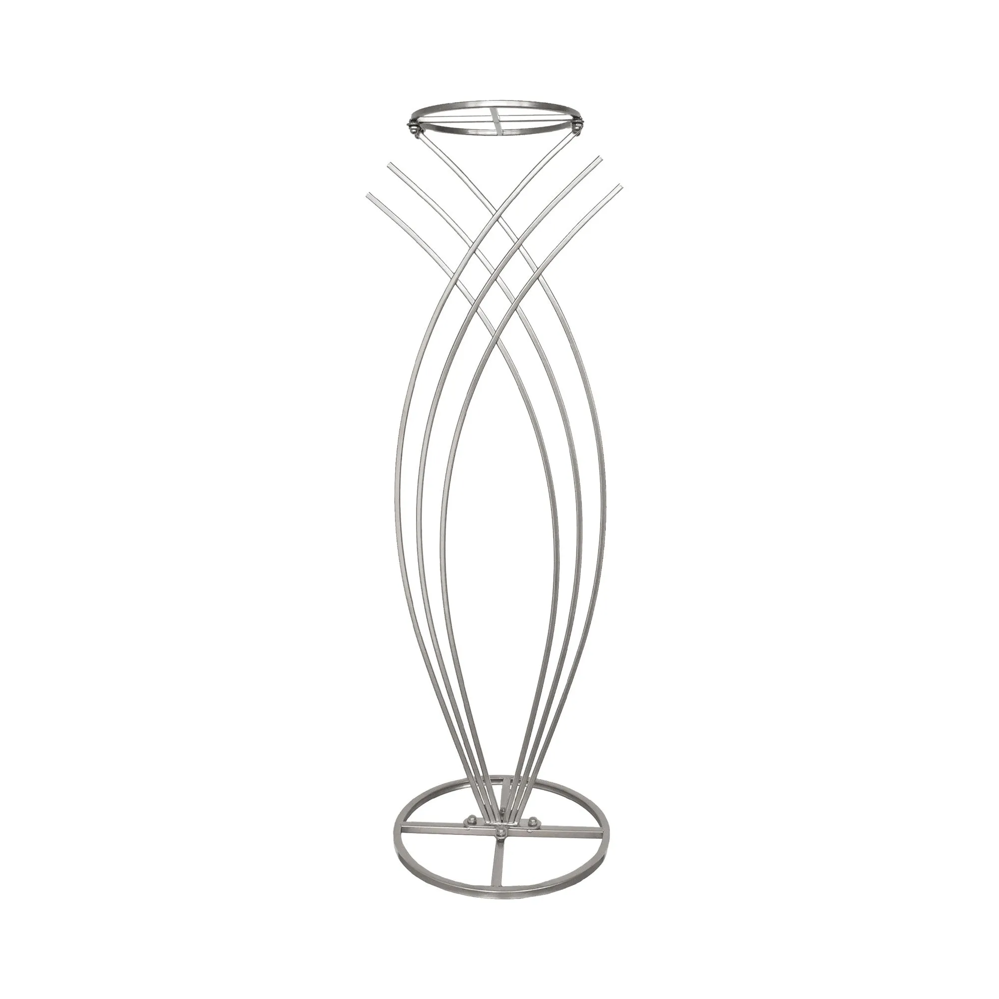 Metallic Wire Mermaid Tail Stand, 36-Inch
