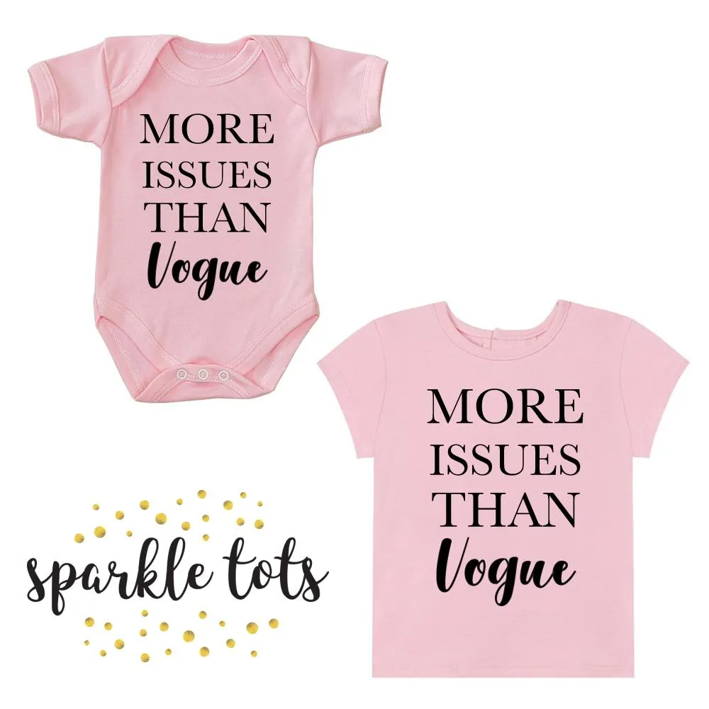 More issues than vogue baby romper