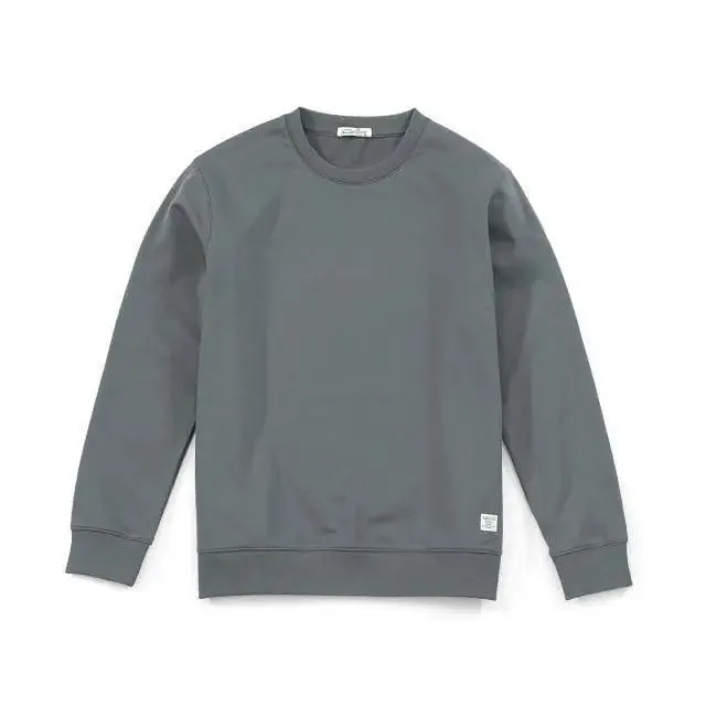 New Autumn  Winter Sweatshirt Men Casual Minimalist Sweatshirt O-Neck For Men Solid Color Ladies Long Sleeve Casual Pullover Clothes Sweatshirt