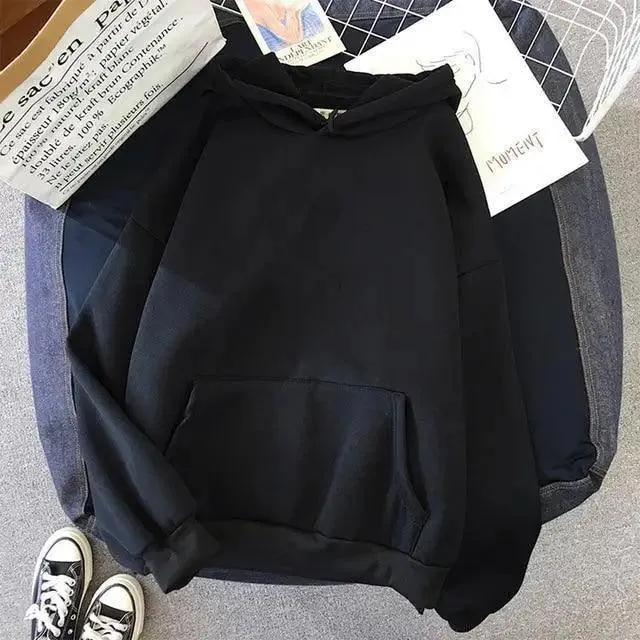 New Dark Hoodies Women Sweatshirts Female Casual Fashion Vintage Oversized Punk Fun Hip Hop Long Bear Long Sleeve Drawstring Hoodie Sweatshirt