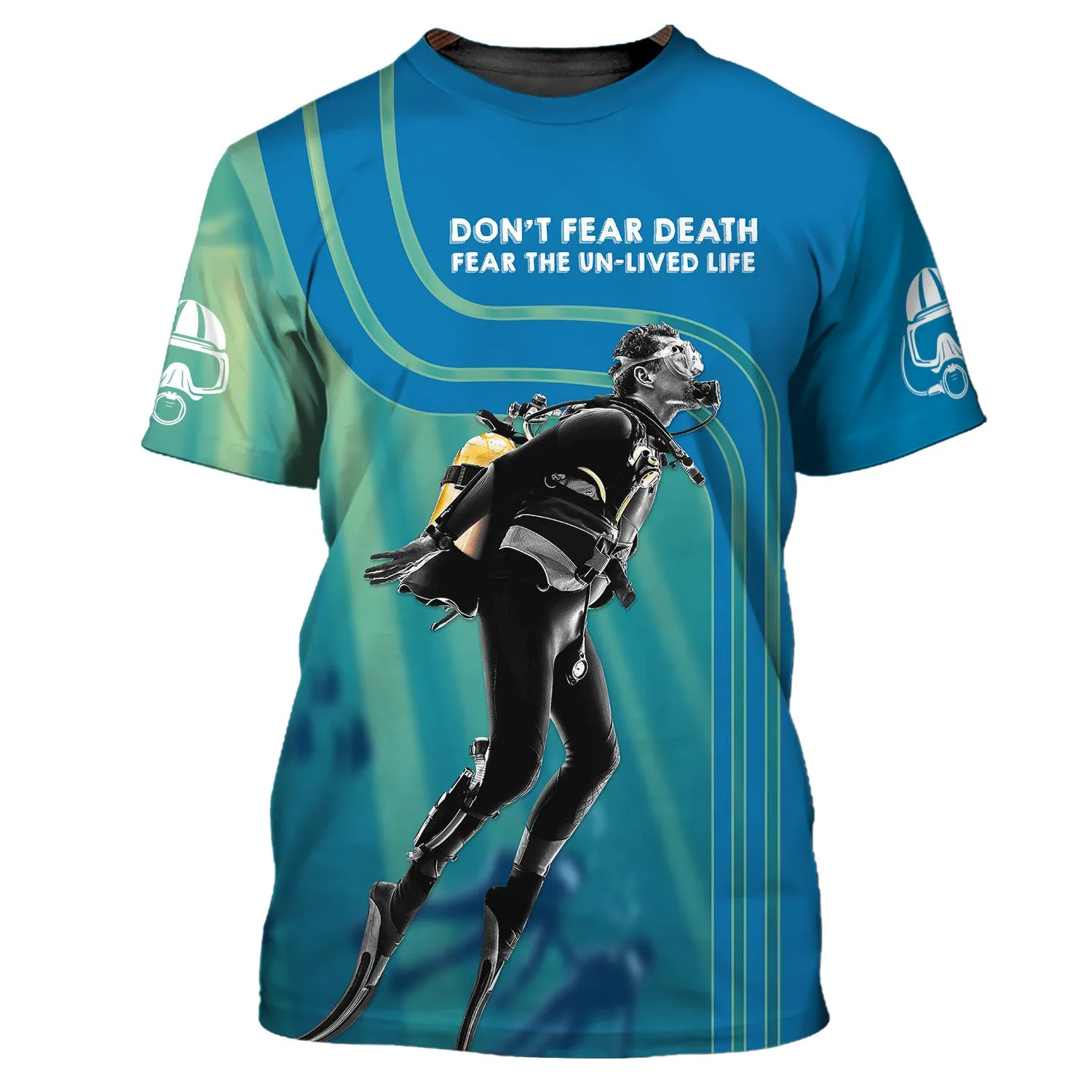 New Fashion Scuba Diving 3D All Over Printed Hoodies For Men and Women