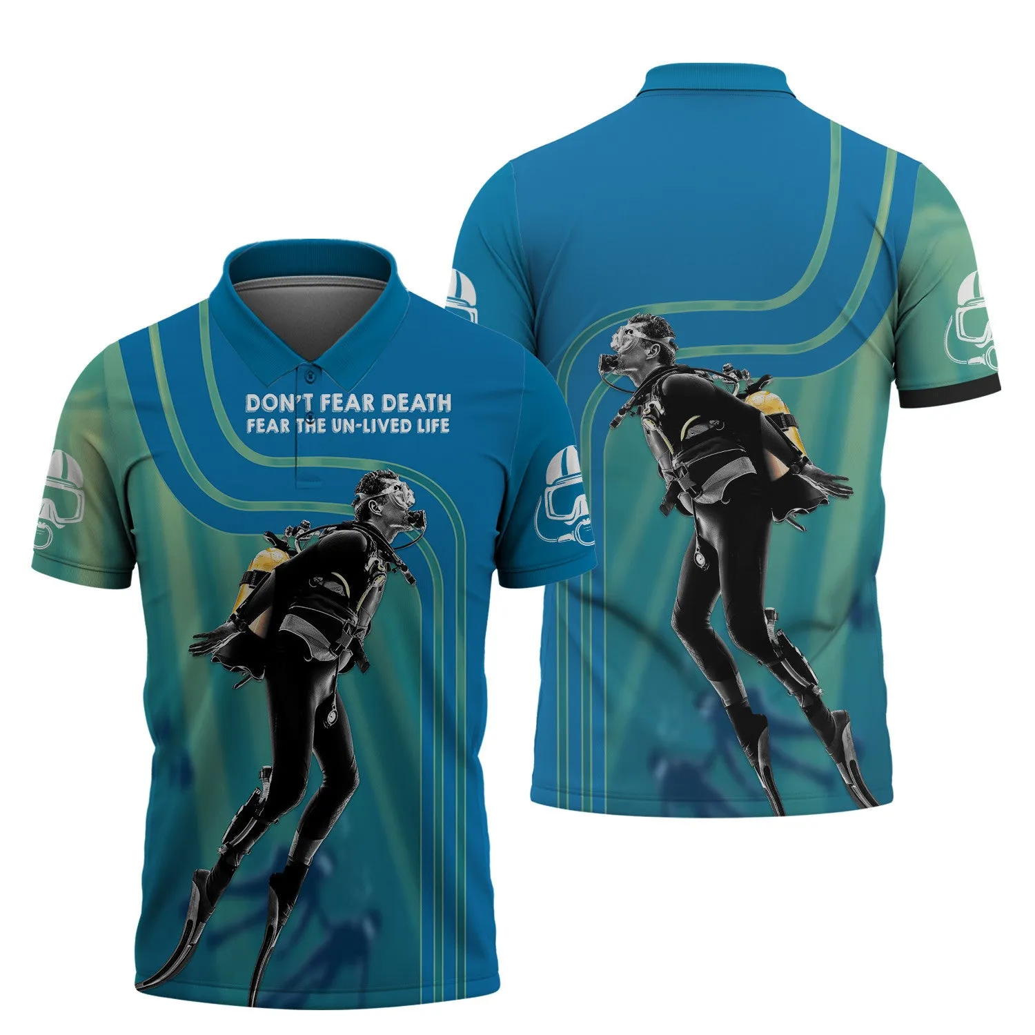 New Fashion Scuba Diving 3D All Over Printed Hoodies For Men and Women