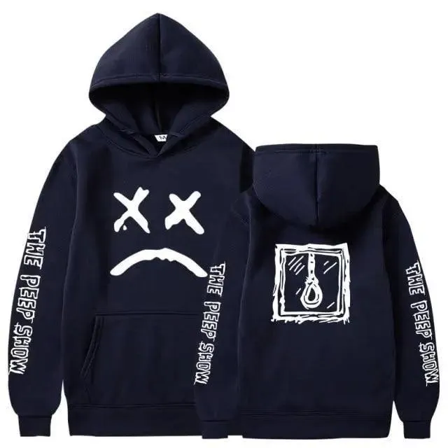 New Happy Cool Smiling Face Print Winter Fashion Couple Pullover Streetwear Sweatshirts Cute Aesthetic Print Classic Hoodies For Men Women Unisex Durable Comfortable Hoodies