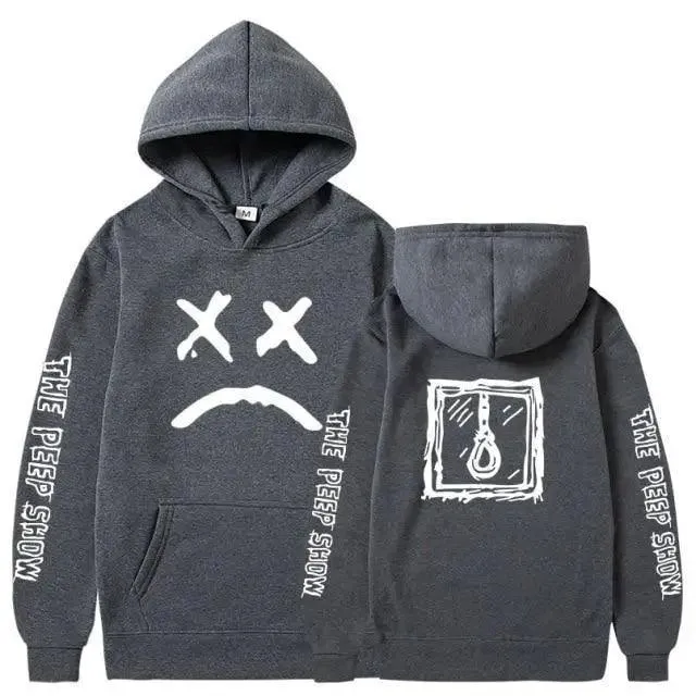 New Happy Cool Smiling Face Print Winter Fashion Couple Pullover Streetwear Sweatshirts Cute Aesthetic Print Classic Hoodies For Men Women Unisex Durable Comfortable Hoodies