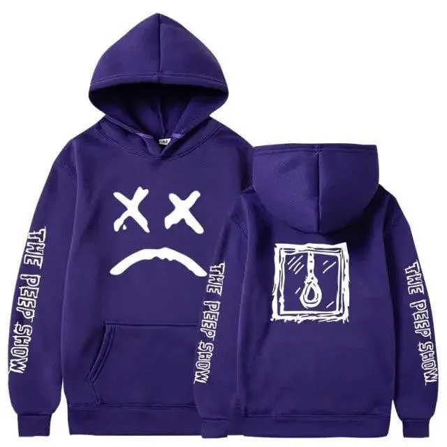 New Happy Cool Smiling Face Print Winter Fashion Couple Pullover Streetwear Sweatshirts Cute Aesthetic Print Classic Hoodies For Men Women Unisex Durable Comfortable Hoodies