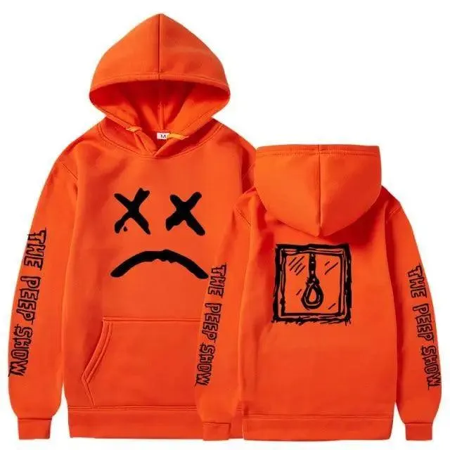 New Happy Cool Smiling Face Print Winter Fashion Couple Pullover Streetwear Sweatshirts Cute Aesthetic Print Classic Hoodies For Men Women Unisex Durable Comfortable Hoodies