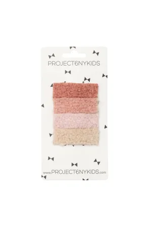 Olly Log Clips Set of 4 - Pink Set
