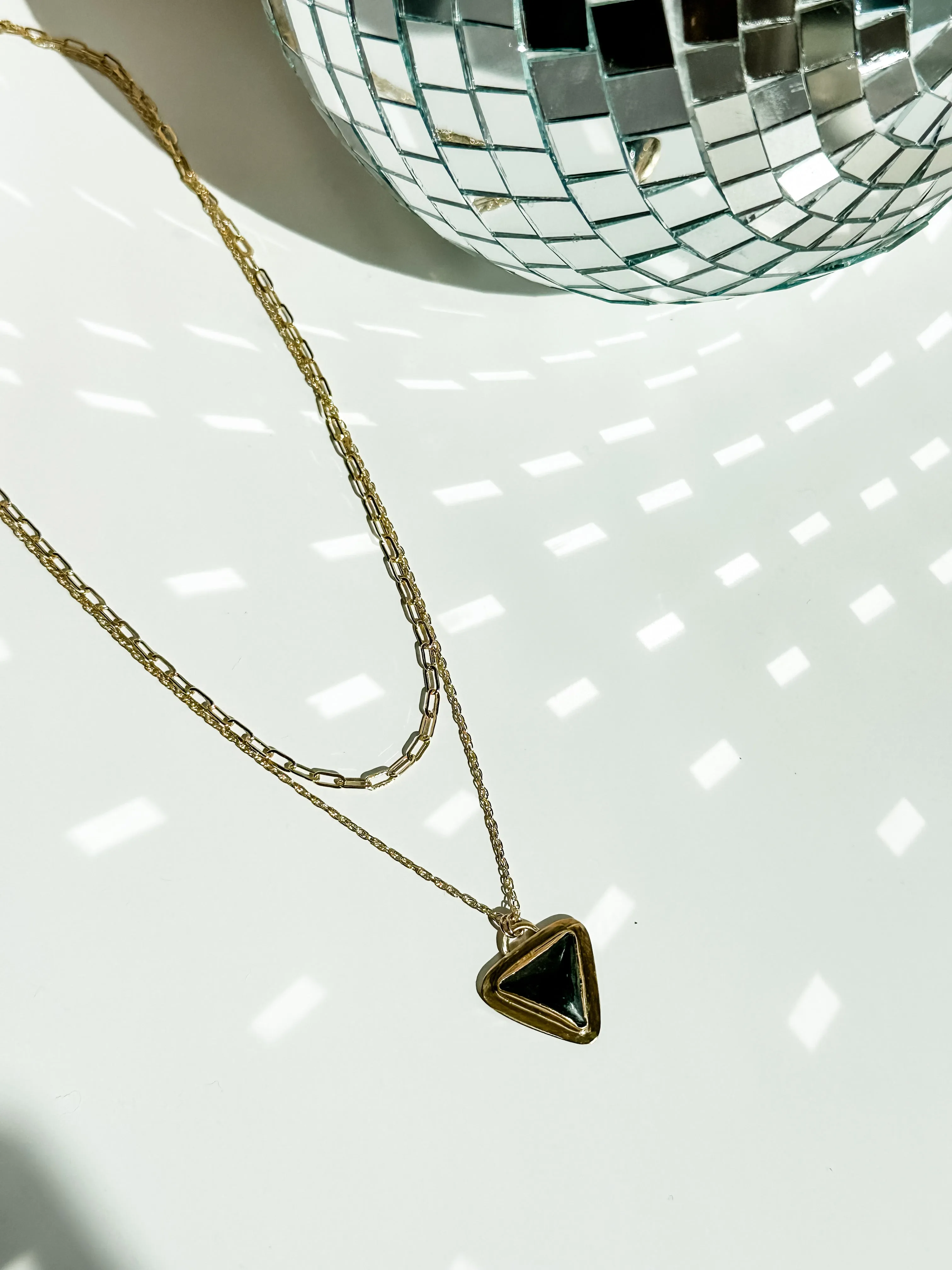 Onyx Double Up Layering Necklace