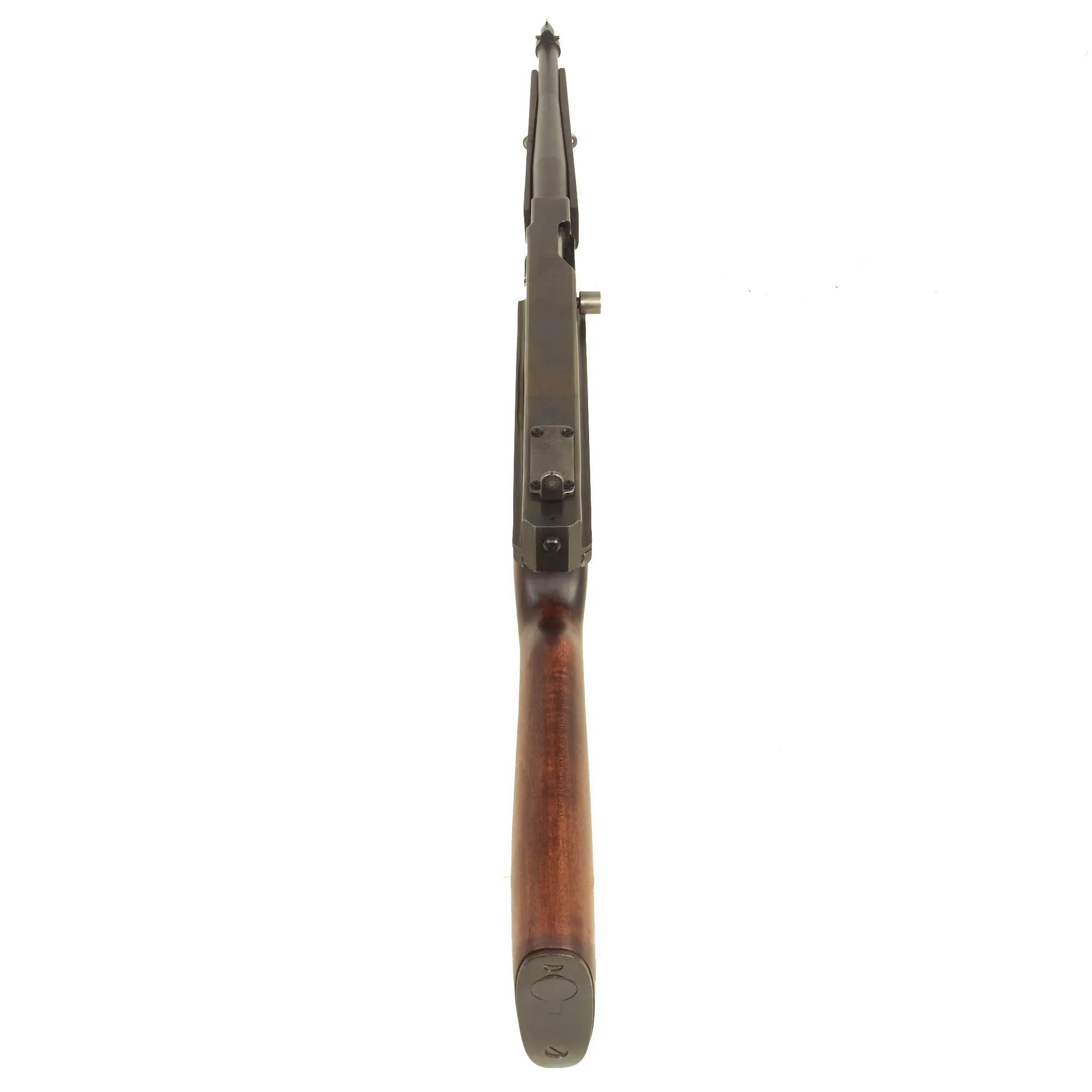 Original U.S. WWII Thompson M1 Display Submachine Gun by Auto-Ordnance Serial 157229 - Original WWII Parts with Replica Buttstock Wood
