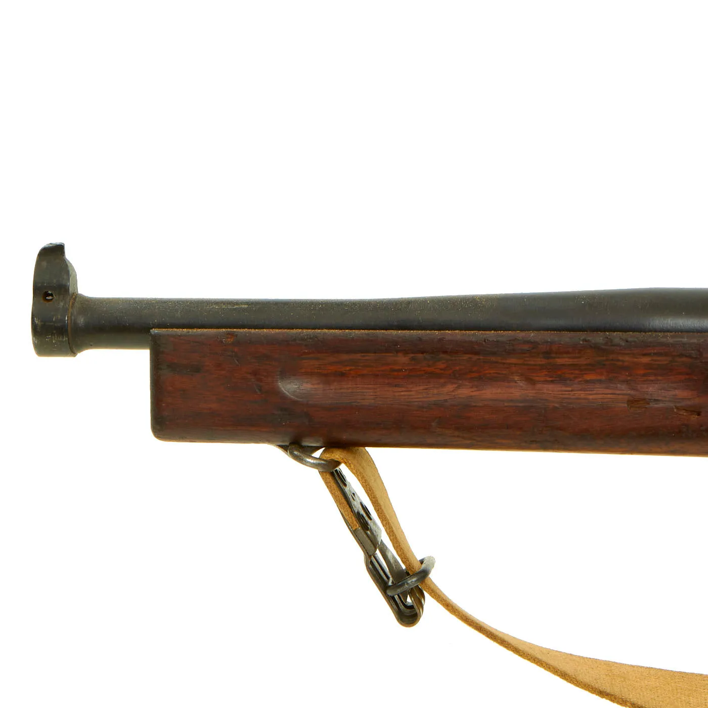Original U.S. WWII Thompson M1 Display Submachine Gun Serial 184349 with Sling & Magazine - Original WWII Parts