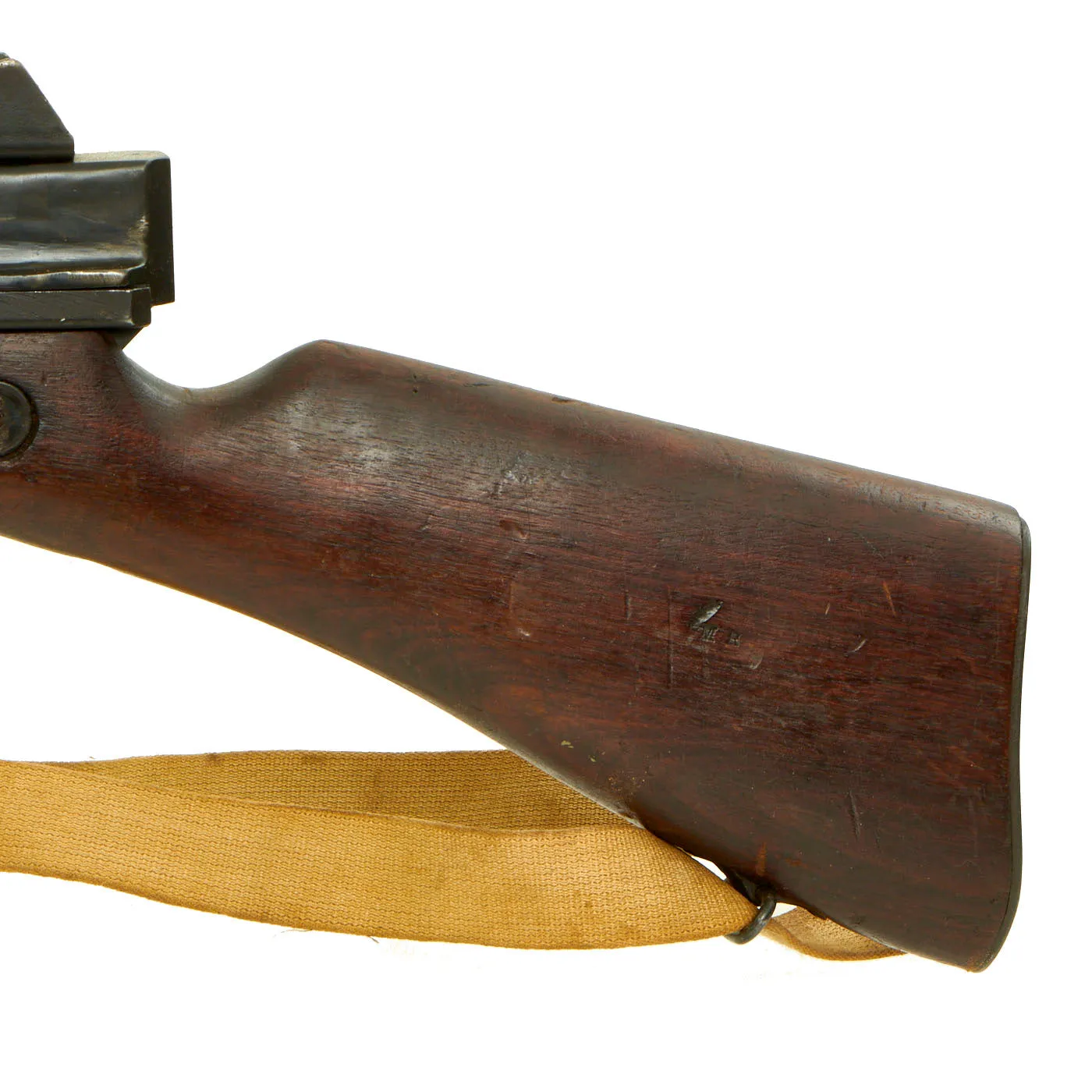 Original U.S. WWII Thompson M1 Display Submachine Gun Serial 184349 with Sling & Magazine - Original WWII Parts