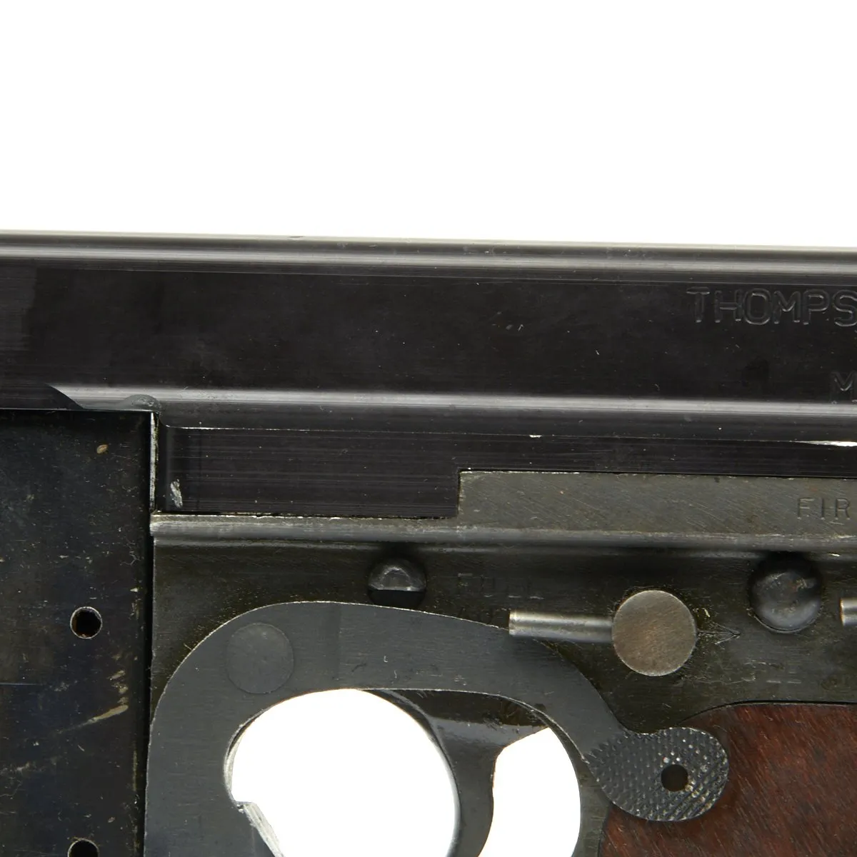 Original U.S. WWII Thompson M1 Display Submachine Gun with Sling