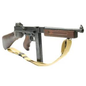 Original U.S. WWII Thompson M1 Display Submachine Gun with Sling