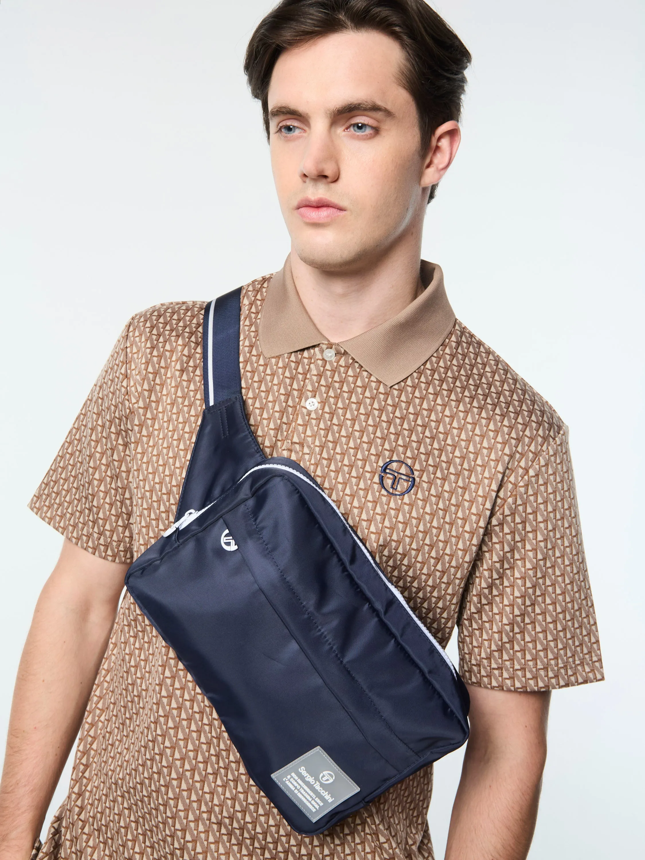 Paolo Knit Polo- Taupe Grey