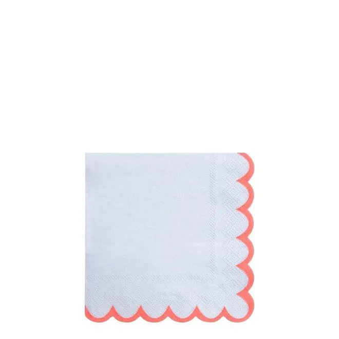 Pastel Neon Edge Small Napkins