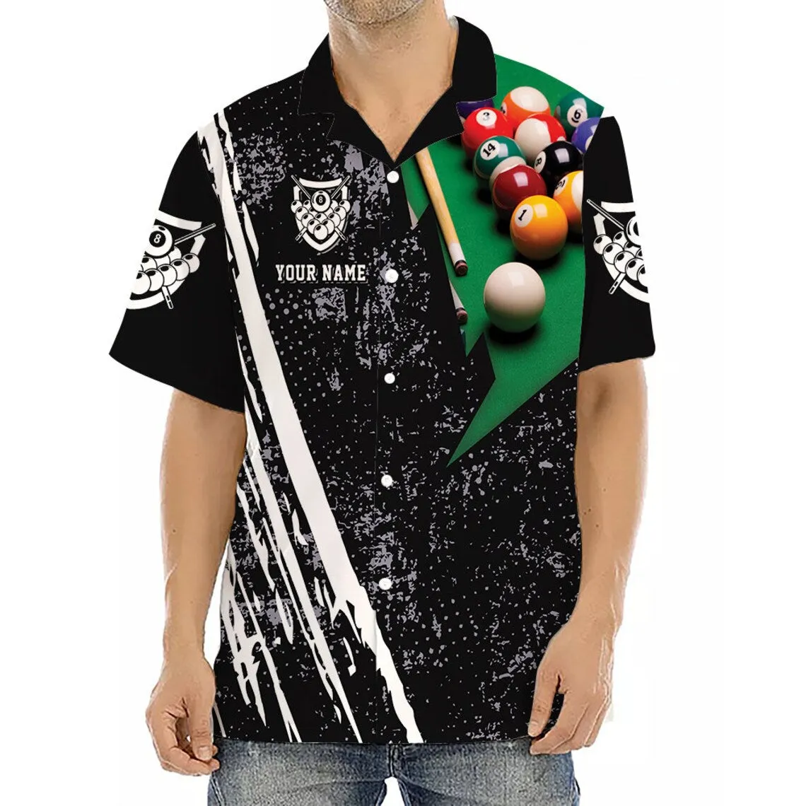 Personalized Billiards Team Hawaiian Shirt, Gifts For Bachelor Party, Best Gifts for Men, Pool Player Hawaii Shirt, Gift For Billiard Lovers