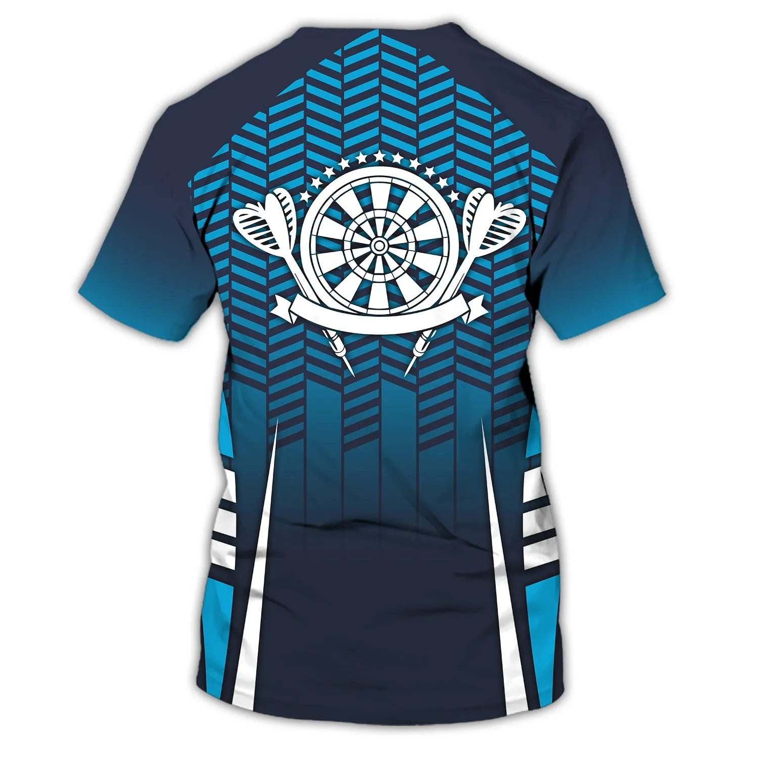 Personalized Name Dart Board Blue 3D Printed Shirts
