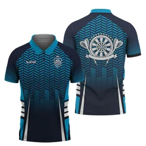 Personalized Name Dart Board Blue 3D Printed Shirts