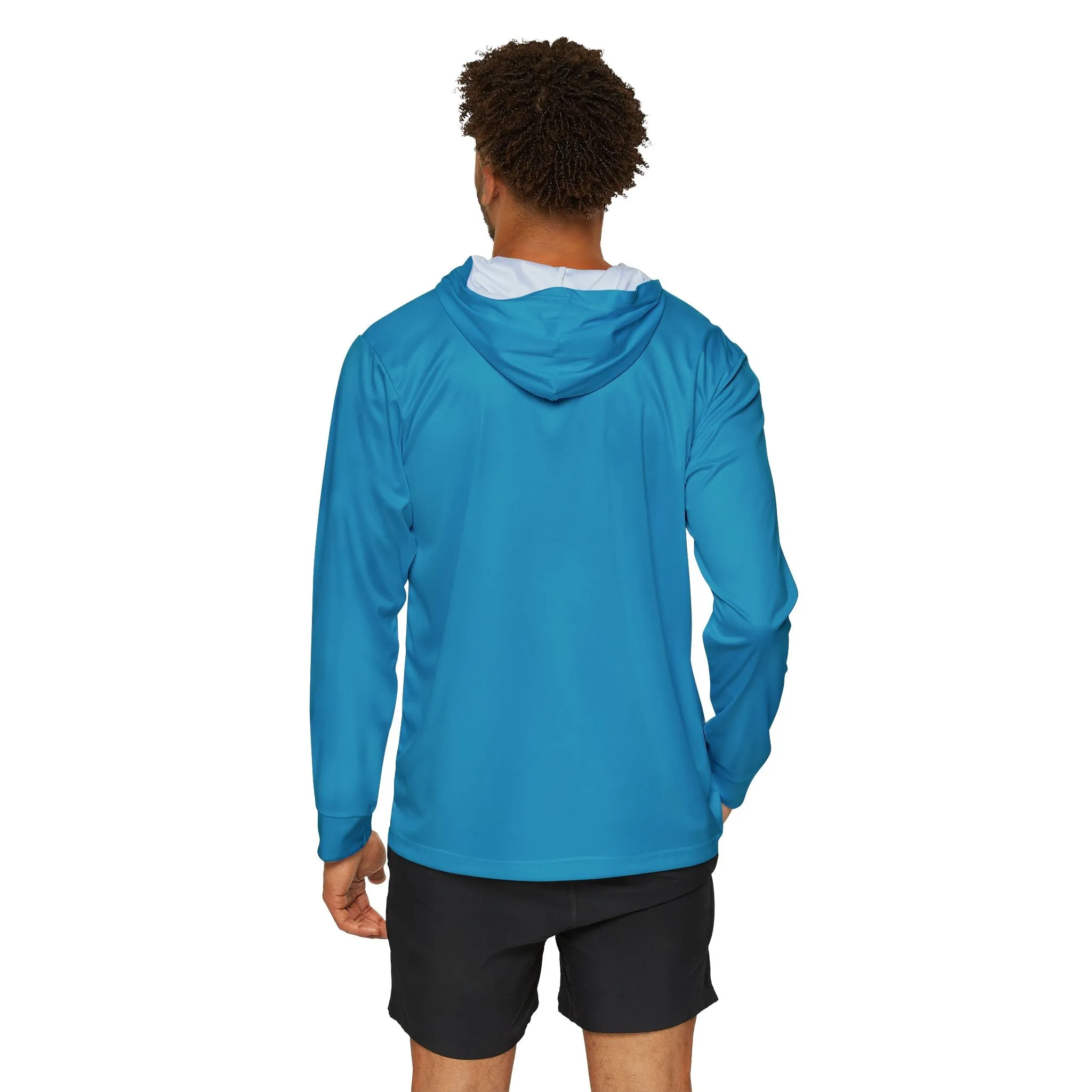 Phinz Up (V2 / Turq) Men's Sports Warmup Hoodie (AOP)