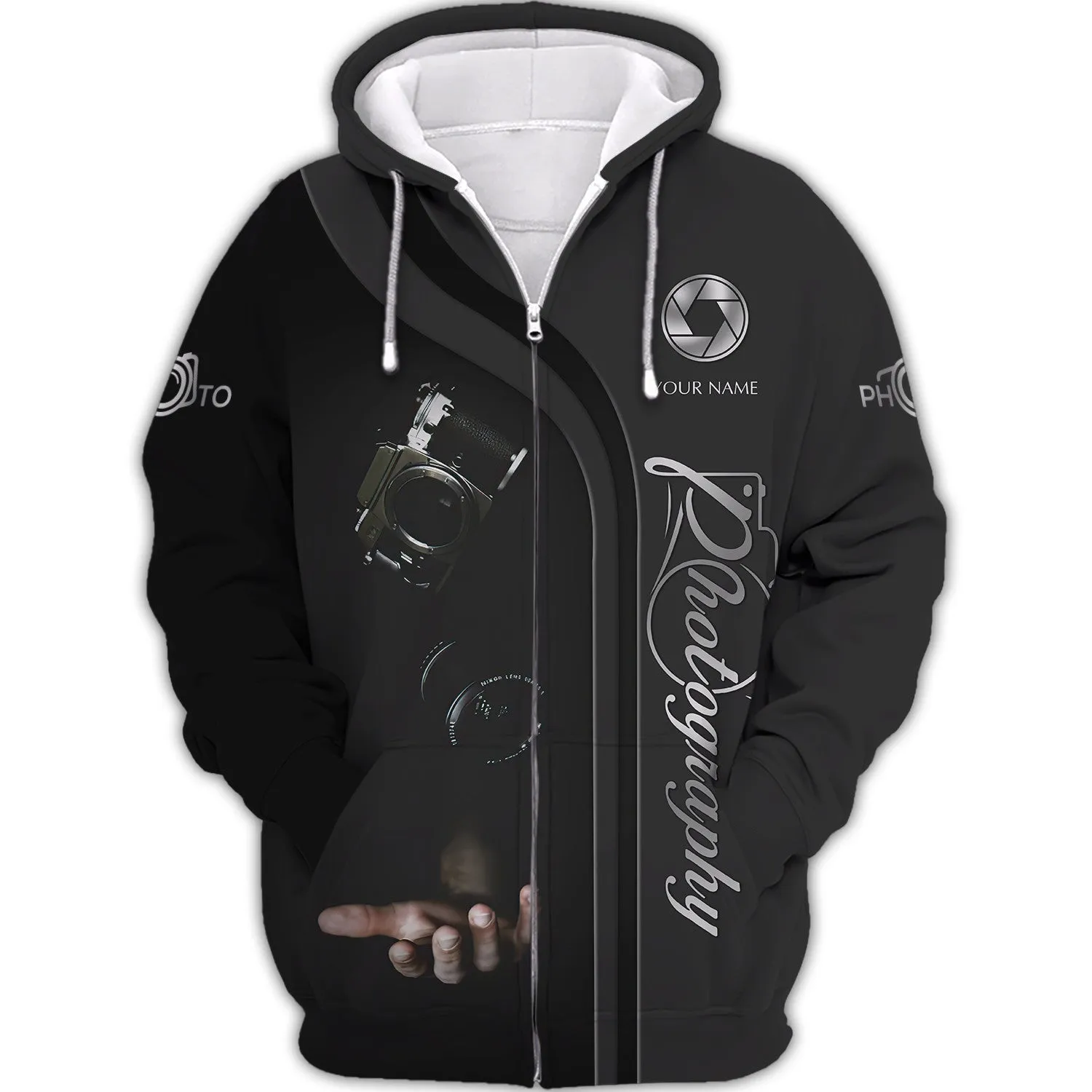 Photography Shirts Custom Photographer Zipper Hoodie, Bomber, Sweater, Polo, Hawaiian,.. Film Camera 3D Shirts