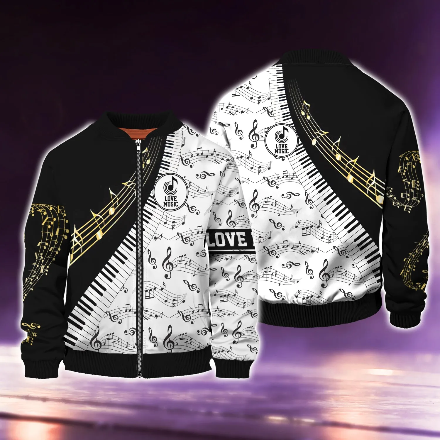 Piano A301 - 3D Full Print Shirts