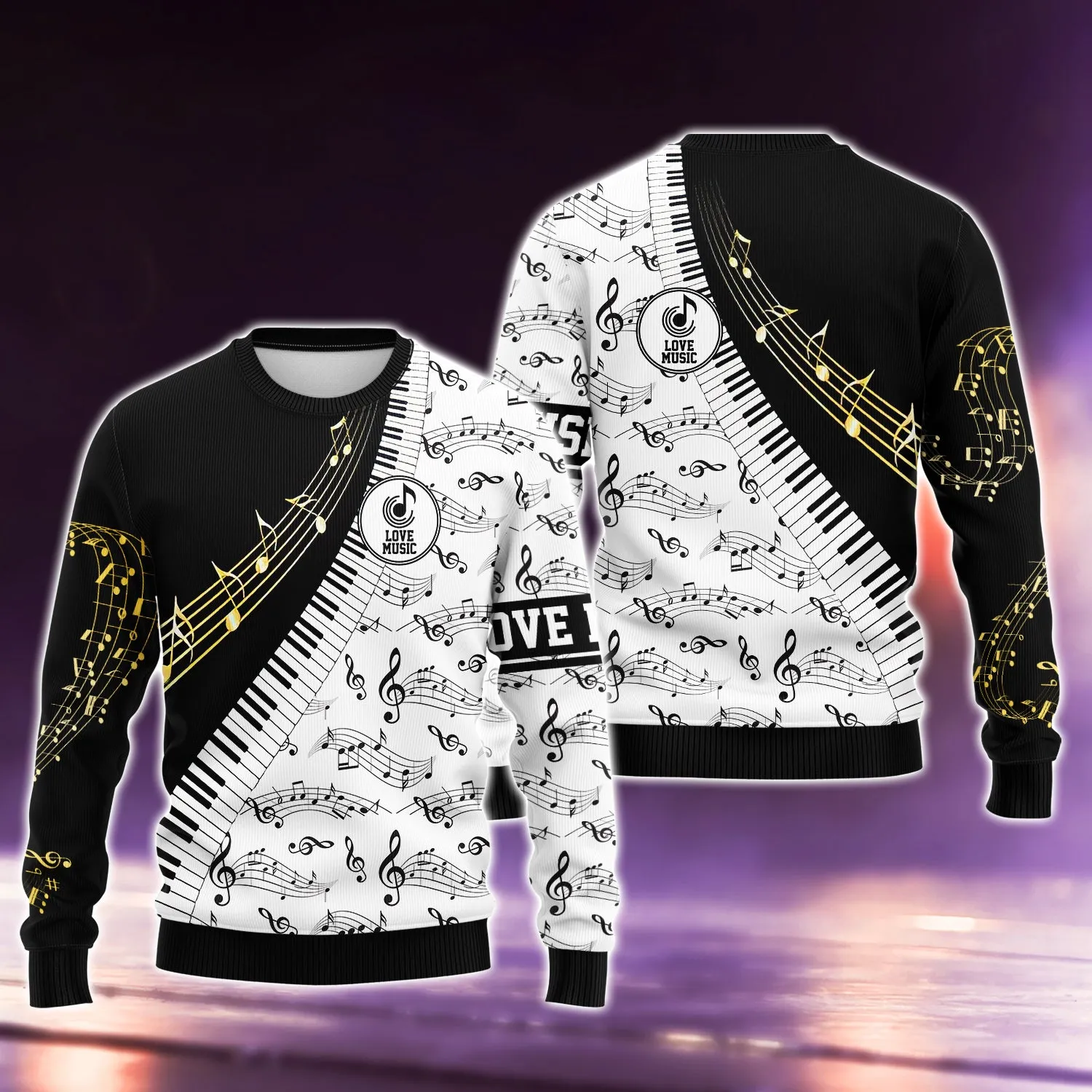 Piano A301 - 3D Full Print Shirts