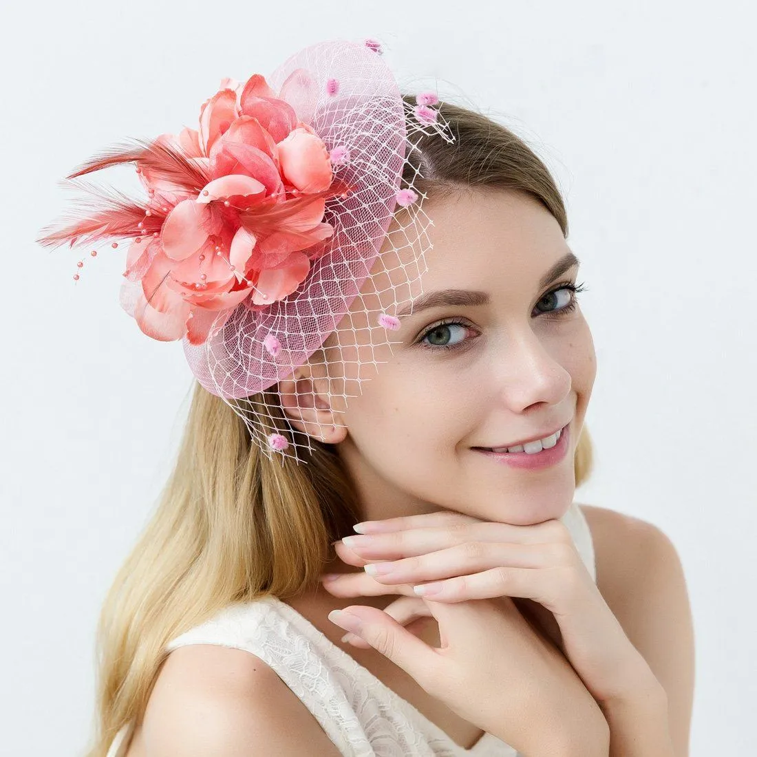 Pink Hair Fascinator Hat Occasion Hats and Fascinators Derby Hat