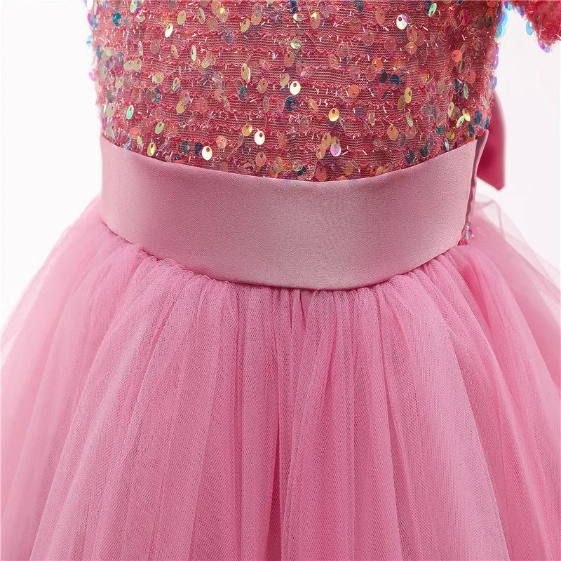 Pink Sparkle Party Dress