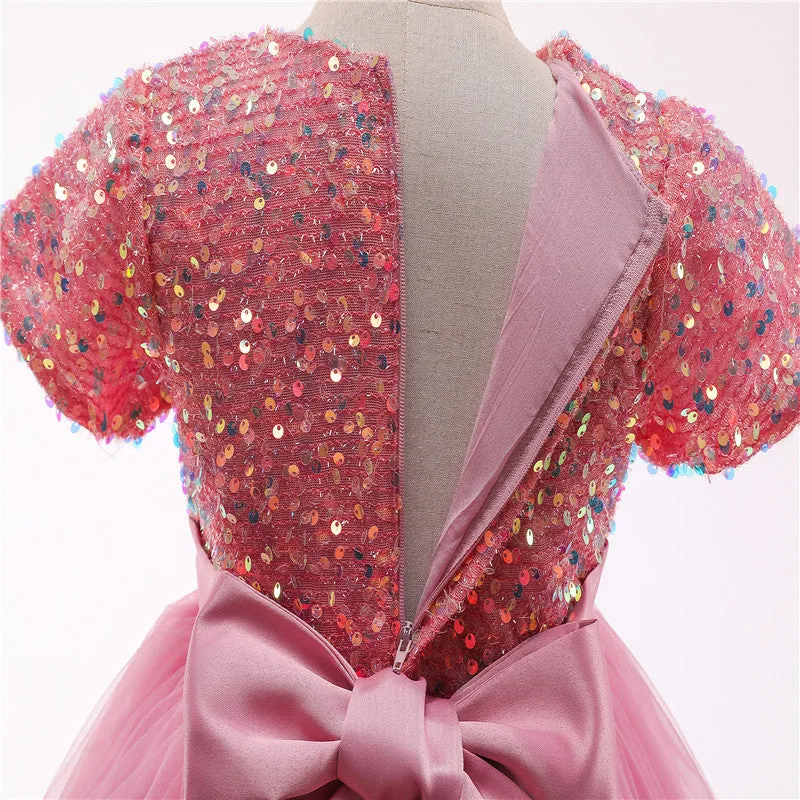 Pink Sparkle Party Dress