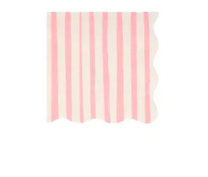 Pink Stripe Small Napkins