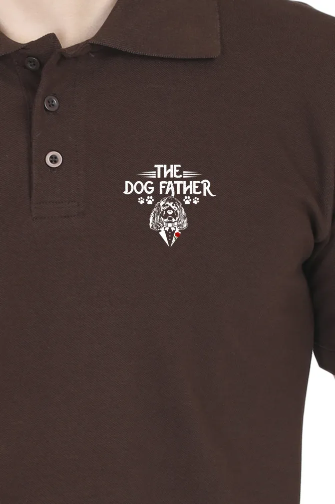 Polo Neck T-Shirt (Men) - The Dogfather (7 Colours)