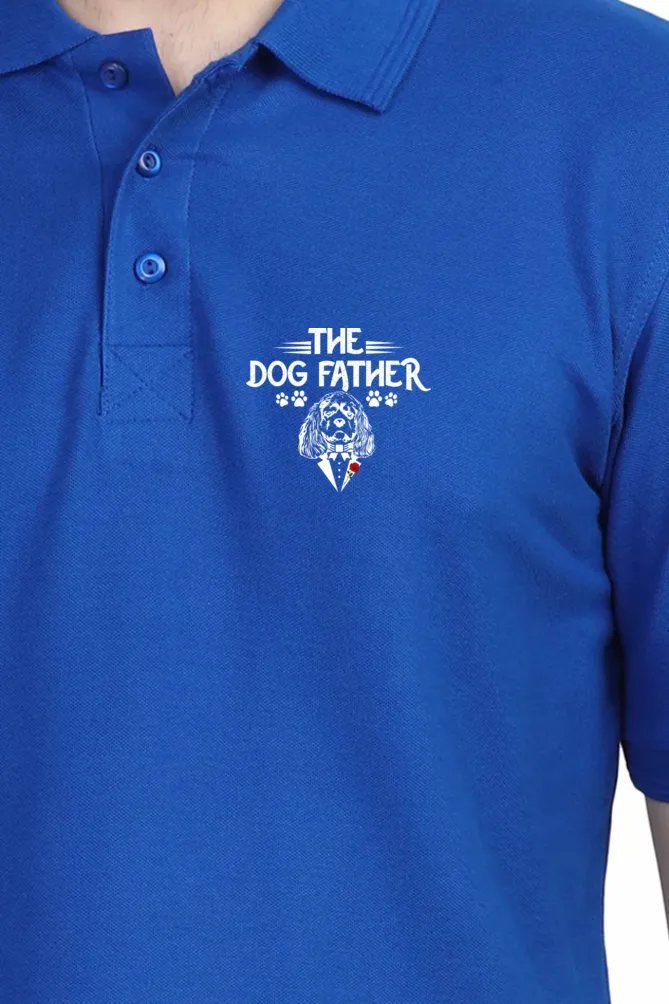 Polo Neck T-Shirt (Men) - The Dogfather (7 Colours)