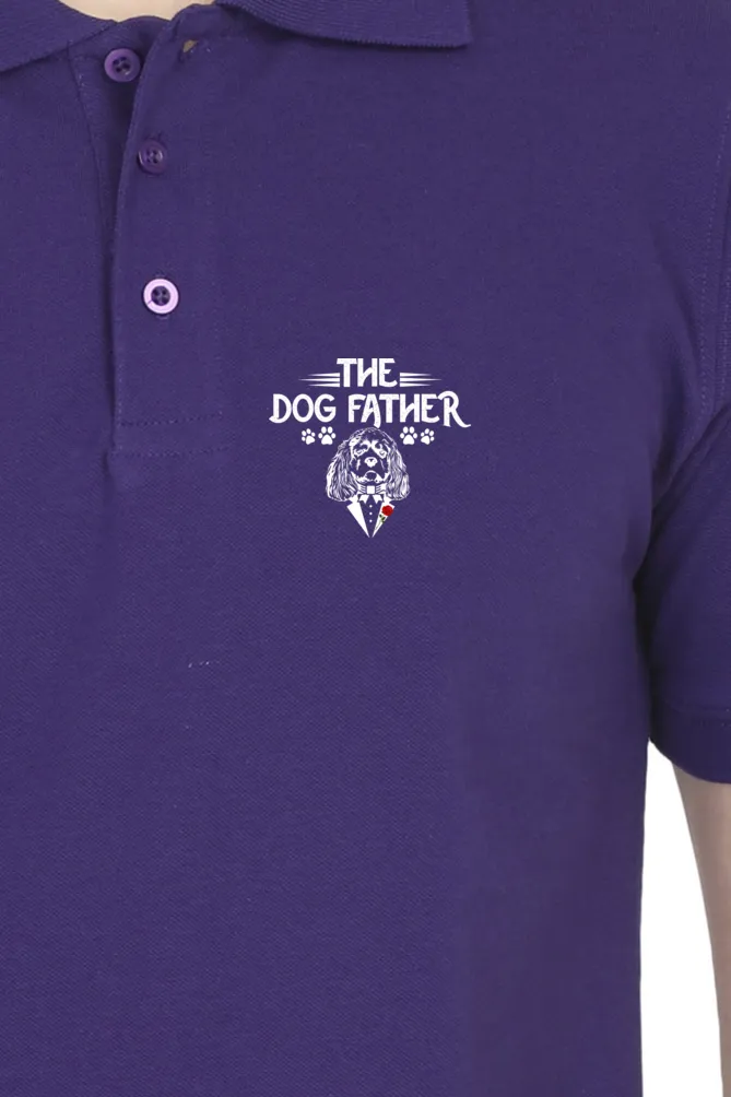 Polo Neck T-Shirt (Men) - The Dogfather (7 Colours)