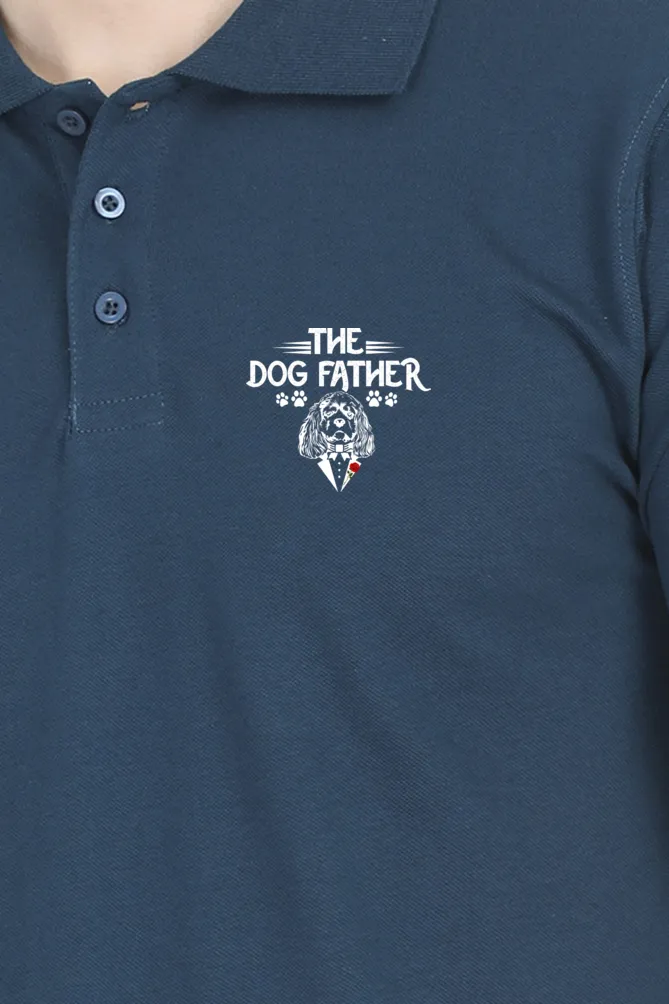 Polo Neck T-Shirt (Men) - The Dogfather (7 Colours)